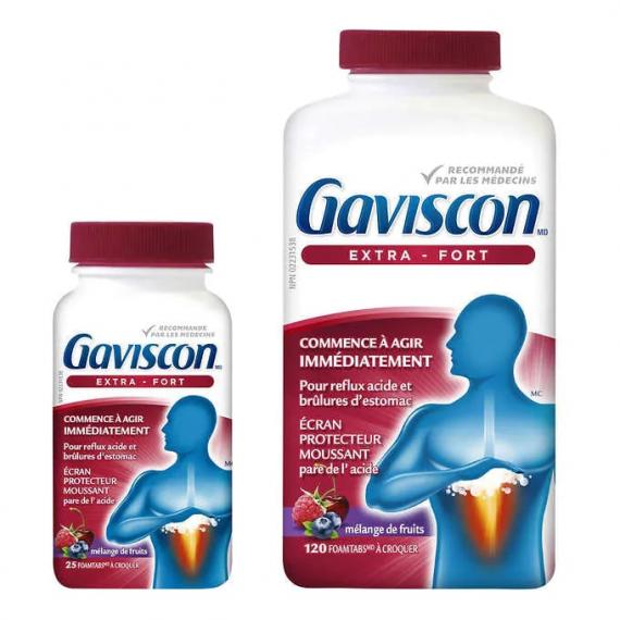 Gaviscon Extra-strength Chewable Foamtabs