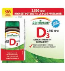 Jamieson extra strength vitamin D3, 365 tablets