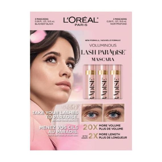 L'Oréal Paris Voluminous Lash - Mascara paradis paquet de 3