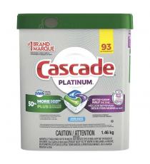 Cascade Platinum Dishwasher Detergent, 93 counts