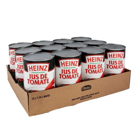 Heinz - Jus de tomate 12 × 1,36 L