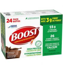 Boost - Substitut de repas liquide hyperprotéiné avec fibre 24 x 237 ml