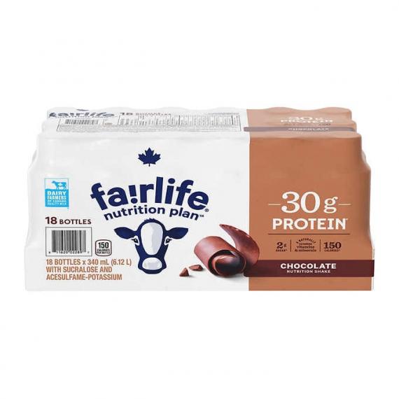 Fairlife protéine lait frappé chocolat 18 x 340 ml