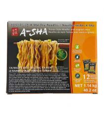 A-Sha Tainan Style Noodles with Original Sauce 12 × 95 g