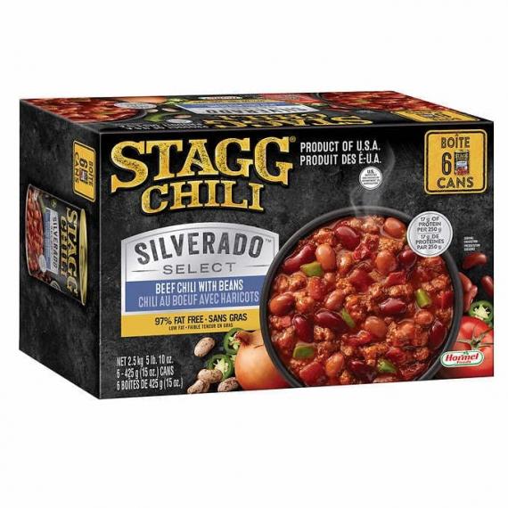Stagg Chili Silverado Select - Chili au boeuf avec haricots 6x425 g