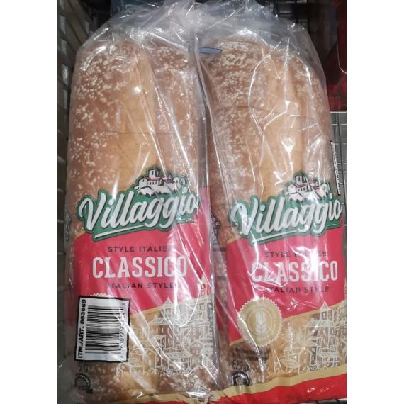 Villaggio Classico White Bread, 2 packs x 675 g