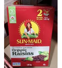 SUN.MAID Organic Raisins, 2 x 907 g