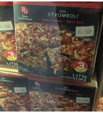 Stromboli Triple Meat Pizza 3x390 g (1.17 kg)