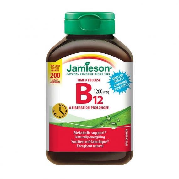Jamieson - Vitamine B12 200 comprimés