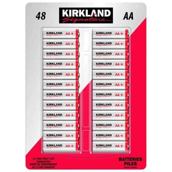 Kirkland Signature AA Batteries Pack of 48