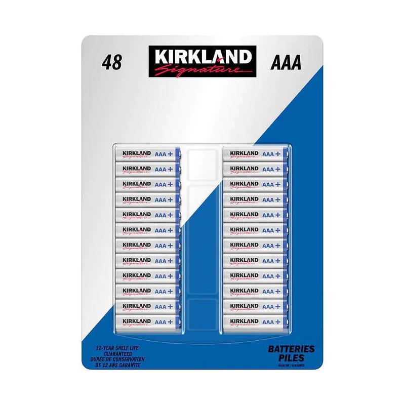 Kirkland Signature AAA Batteries Pack of 48 DeliverGrocery Online