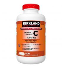 Kirkland Signature – Vitamine C 1000 mg à libération lente - 500 comprimés