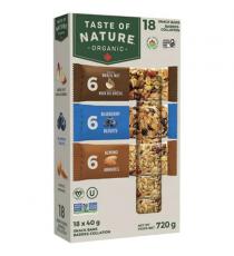Taste of Nature - barres granola bio 18 × 40 g