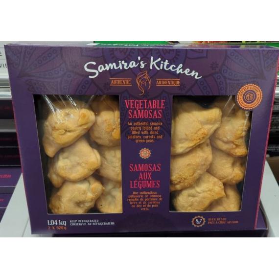 Samira's Kitchen Vegetable Samosas, 1.04 kg