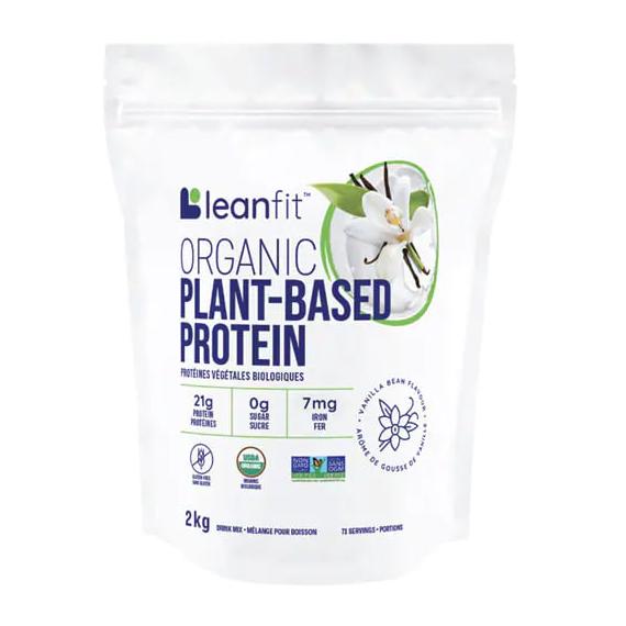 LeanFit - Proteína vegetal de vainilla orgánica en polvo 2 kg