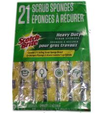 ScotchBrite Scrub Sponges, 21 packs
