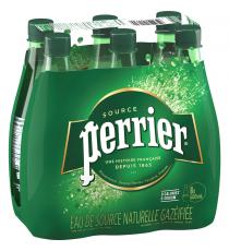 PERRIER Carbonated Natural Spring Water 6x500 ml
