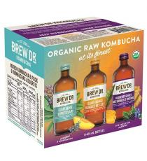Brew Dr. organic raw kombucha 6 × 414 mL