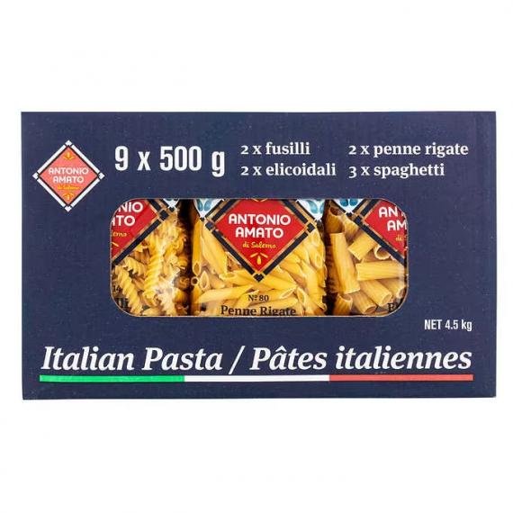 Antonio Amato Pasta Variety Pack 9 × 500 g