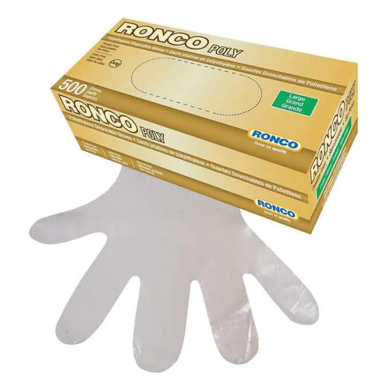 Ronco - Gants jetables en polyéthylène grand 4 paquets de 500