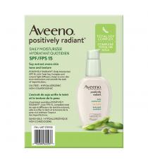 Aveeno Positively Radiant Daily Moisturizer 2x120 ml