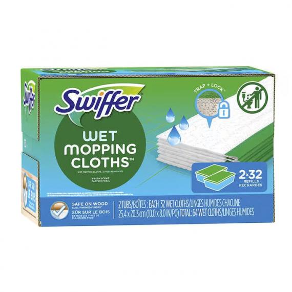 Swiffer Sweeper Wet Mopping Cloths 64 refills