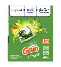 Gain Flings Pods Laundry Detergent 132 wash loads