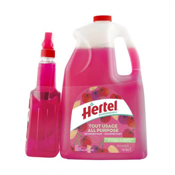 Hertel de Désinfectant Tout Usage, 5 L - 700ml