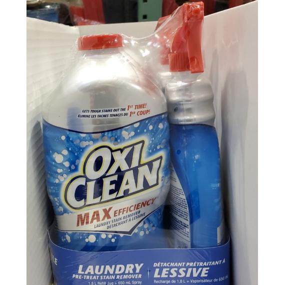 OxiClean Max Efficiency Stain Remover, 1.8 L + 650 ml