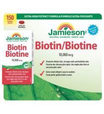 Jamieson Biotin 10,000 mcg 150 softgels