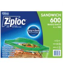 Ziploc - sacs à sandwich 4 × 150 sachets