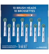Oral-B Cross Action Brush Heads pack of 10