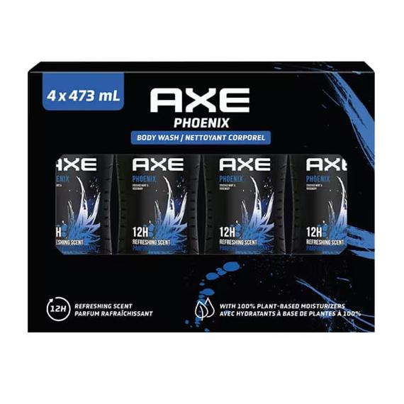 Axe Phoenix body wash 4 × 473 mL