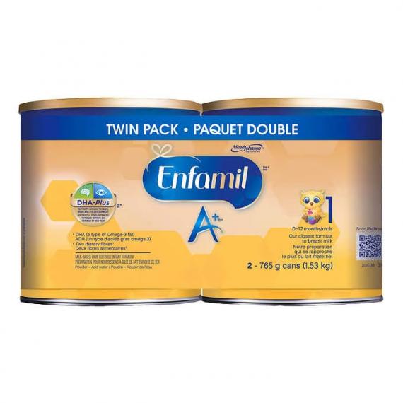 Enfamil A+ Infant Formula 2 packs of 765 g