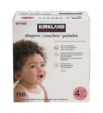 Kirkland Signature Diapers Size 4 - 198 count