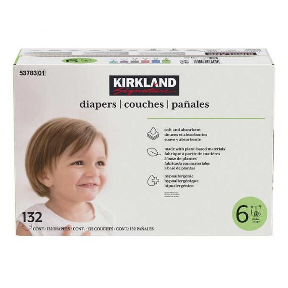 Kirkland Signature Diapers Size 6 - 132 count