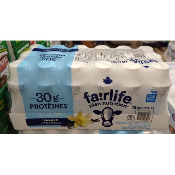 Fairlife Vanilla Protein Shake, 18 x 340 mL