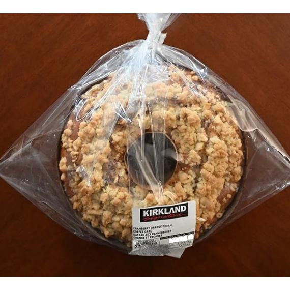 Kirkland Signature Cranberry Orange Pecan Coffee Cake, 1.050 kg