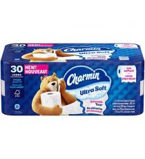 Charmin – Papier hygiénique Ultra Soft de 30 rouleaux grand format à 200 feuilles