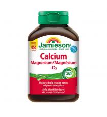Jamieson – Calcium magnésium avec vitamine D3 500 caplets