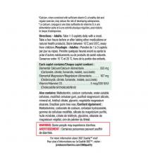 Jamieson – Calcium magnésium avec vitamine D3 500 caplets