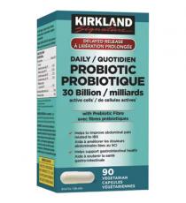 Kirkland Signature - probiotique quotidien 90 gélules végétariennes