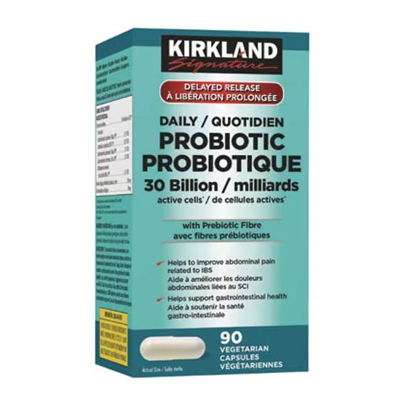 Kirkland Signature - probiotique quotidien 90 gélules végétariennes