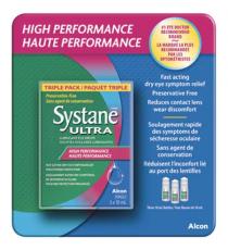 Systane Ultra-lubricant Eye Drops, 3 × 10 mL Bottles