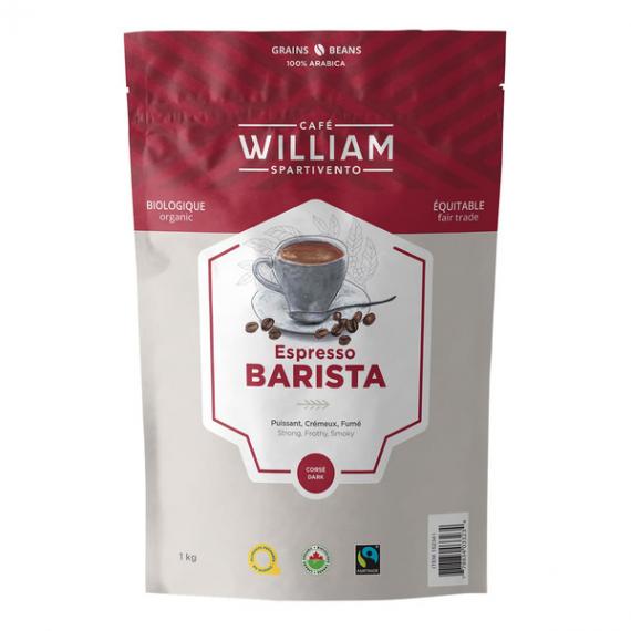 William Spartivento Biologique Grains De Café, 1 Kg