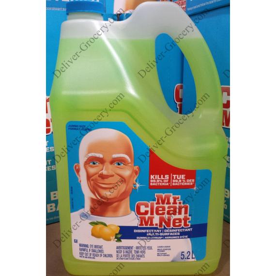 M. Net Mr. Clean Disinfectant All Purpose Cleaner, 5.2 L Deliver