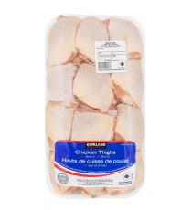 Chicken thighs, bone-in, skin-on - Halal, 3 kg (+/- 50 g)