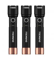 Duracell 1000LM Hybrid LED flashlight 3-pack