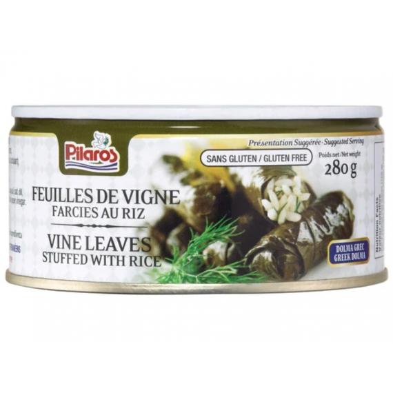 Pilaros - Paquet de 4 conserves de feuilles de vigne farcies au riz 4 x 280 ml