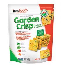 Craquelins aux légumes biologiques Garden Crisp d'Inno Foods 454g